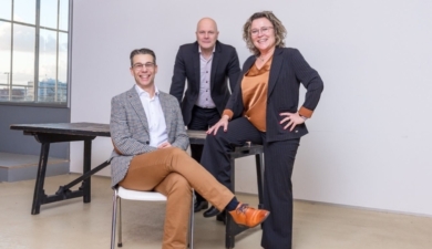 Het bestuur van Coney Minds: Natalie Kaspers, Onno Wouters en John Kloos